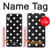 S2299 Black Polka Dots Case For iPhone XR