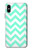 S1723 Mint Chevron Zigzag Case For iPhone X, iPhone XS