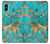 S2906 Aqua Turquoise Stone Case For iPhone X, iPhone XS