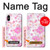 S3036 Pink Sweet Flower Flora Case For iPhone X, iPhone XS