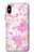 S3036 Pink Sweet Flower Flora Case For iPhone X, iPhone XS