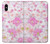S3036 Pink Sweet Flower Flora Case For iPhone X, iPhone XS