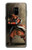 S0796 Japan Red Samurai Case For Samsung Galaxy A8 (2018)
