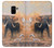 S1292 Dusty Elephant Egrets Case For Samsung Galaxy A8 (2018)