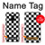 S1611 Black and White Check Chess Board Case For Samsung Galaxy A8 (2018)