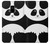 S2085 Panda Minimalist Case For Samsung Galaxy A8 (2018)