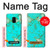 S2377 Turquoise Gemstone Texture Graphic Printed Case For Samsung Galaxy A8 (2018)