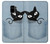 S2641 Pocket Black Cat Case For Samsung Galaxy A8 (2018)