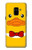 S2760 Yellow Duck Tuxedo Cartoon Case For Samsung Galaxy A8 (2018)