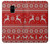 S2835 Christmas Reindeer Knitted Pattern Case For Samsung Galaxy A8 (2018)
