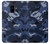 S2959 Navy Blue Camo Camouflage Case For Samsung Galaxy A8 (2018)