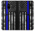 S3244 Thin Blue Line USA Case For Samsung Galaxy A8 (2018)