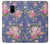 S3265 Vintage Flower Pattern Case For Samsung Galaxy A8 (2018)
