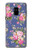 S3265 Vintage Flower Pattern Case For Samsung Galaxy A8 (2018)