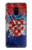 S3313 Croatia Flag Vintage Football Graphic Case For Samsung Galaxy A8 (2018)