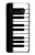 S3078 Black and White Piano Keyboard Case For Samsung Galaxy S10 Plus