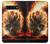 S0863 Hell Fire Skull Case For Samsung Galaxy S10