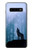 S0935 Wolf Howling in Forest Case For Samsung Galaxy S10