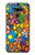 S3281 Colorful Hippie Flowers Pattern Case For LG G8 ThinQ
