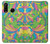 S3273 Flower Line Art Pattern Case For Huawei P30 lite