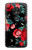 S3112 Rose Floral Pattern Black Case For Motorola Moto G7 Play