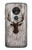 S2505 Reindeer Head Old Wood Texture Graphic Case For Motorola Moto G7 Power
