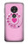 S2847 Pink Retro Rotary Phone Case For Motorola Moto G7 Power
