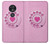 S2847 Pink Retro Rotary Phone Case For Motorola Moto G7 Power