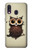 S0360 Coffee Owl Case For Samsung Galaxy A40