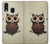 S0360 Coffee Owl Case For Samsung Galaxy A40