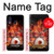 S1431 Skull Drum Fire Rock Case For Samsung Galaxy A40