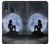 S2668 Mermaid Silhouette Moon Night Case For Samsung Galaxy A40