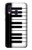 S3078 Black and White Piano Keyboard Case For Samsung Galaxy A40