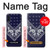 S3357 Navy Blue Bandana Pattern Case For Samsung Galaxy A50