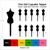 TA0908 Dress Form Silhouette Party Wedding Birthday Acrylic Cupcake Toppers Decor 10 pcs