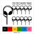 TA0967 Headset Headphone DJ Remix Silhouette Party Wedding Birthday Acrylic Cupcake Toppers Decor 10 pcs