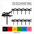 TA0987 City Tow Truck Silhouette Party Wedding Birthday Acrylic Cupcake Toppers Decor 10 pcs