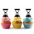 TA1003 Sand Clock Timer Silhouette Party Wedding Birthday Acrylic Cupcake Toppers Decor 10 pcs