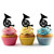 TA1071 French Horn Music Instrument Silhouette Party Wedding Birthday Acrylic Cupcake Toppers Decor 10 pcs