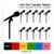 TA1082 Microphone Silhouette Party Wedding Birthday Acrylic Cupcake Toppers Decor 10 pcs