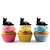 TA1212 Deer Sleep Silhouette Party Wedding Birthday Acrylic Cupcake Toppers Decor 10 pcs