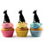 TA1219 Doberman Sitting Dog Silhouette Party Wedding Birthday Acrylic Cupcake Toppers Decor 10 pcs