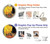 S0929 Van Gogh Cafe Terrace Graphic Ring Holder and Pop Up Grip