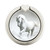 S0932 White Horse Graphic Ring Holder and Pop Up Grip