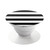 S1596 Black and White Striped Graphic Ring Holder and Pop Up Grip