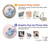 S1631 Funny Gecko Lizard Graphic Ring Holder and Pop Up Grip