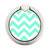 S1723 Mint Chevron Zigzag Graphic Ring Holder and Pop Up Grip