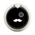 S1946 Sir Mustache Minimalism Graphic Ring Holder and Pop Up Grip