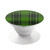 S2373 Tartan Green Pattern Graphic Ring Holder and Pop Up Grip