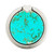 S2377 Turquoise Gemstone Texture Graphic Printed Graphic Ring Holder and Pop Up Grip